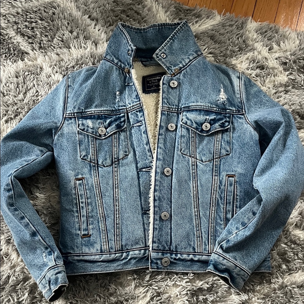 Abercrombie & Fitch Blue Jean Jacket